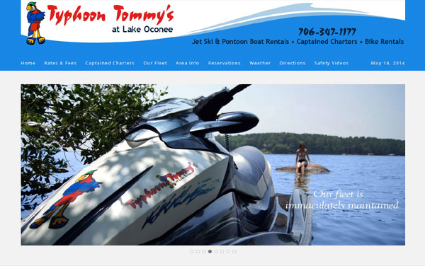 Typhoon Tommy's Jet Ski, Pontoon Boat & Bicycle Rental at Lake Oconee